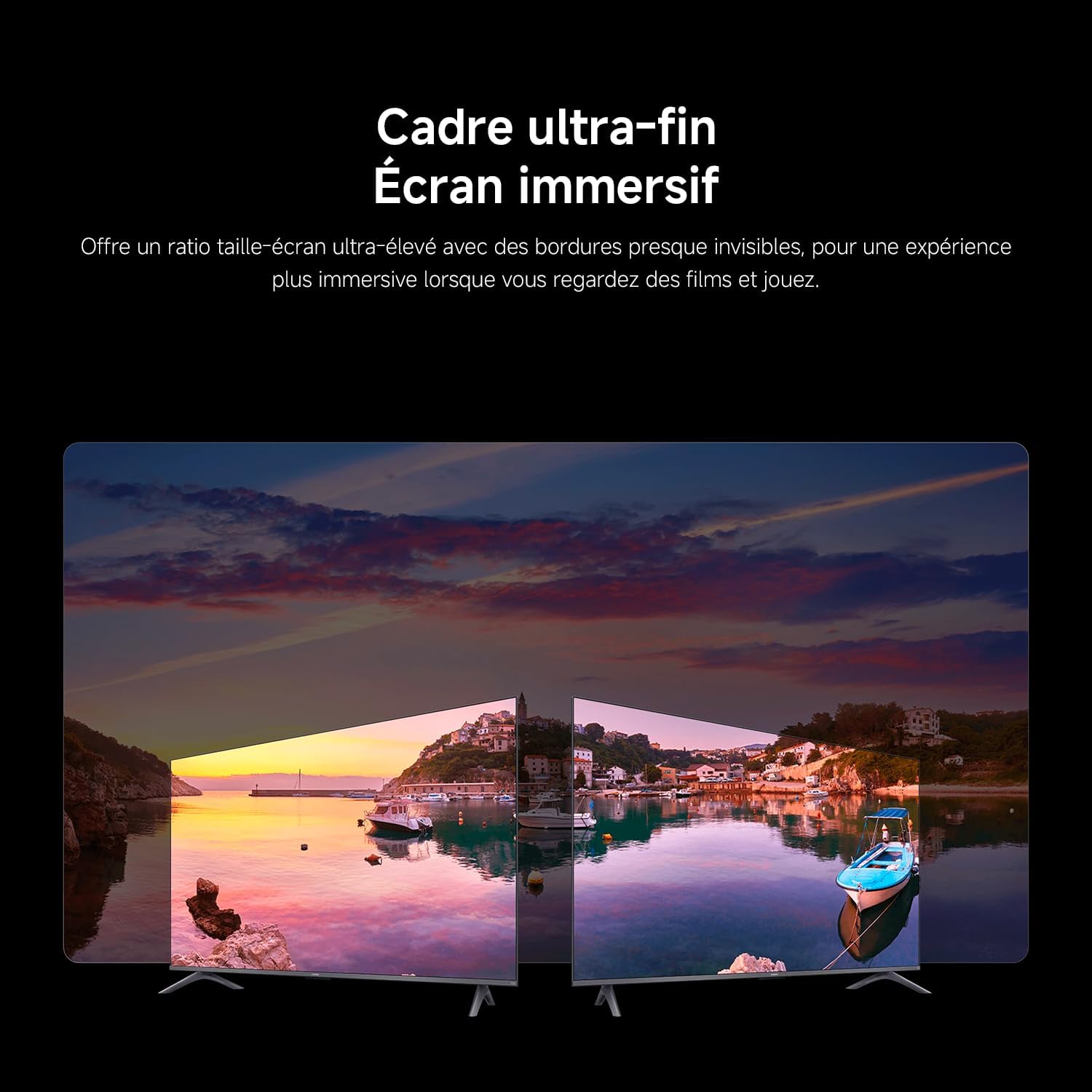 Xiaomi TV F Pro 55, 140 cm (55 Pouces), 4K UHD QLED, Smart TV, Fire TV, Contrôle Vocal Alexa, HDR10+, Mode Game Boost 120Hz, MEMC, 2Go+32Go, Compatible avec AirPlay [Classe énergétique G]