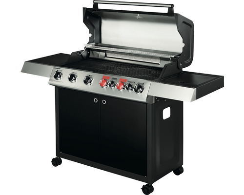 Enders Colorado 6 IK Turbo II 6-pits gasgrill inclusief infraroodbrander, dekselthermometer, gietijzeren rooster