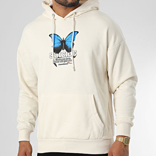 Sweat Capuche LL688 Beige