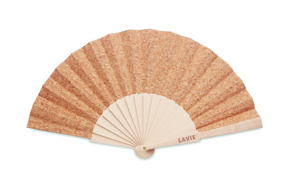 GiftRetail MO6232 - FANNY CORK Eventail en bois et liège