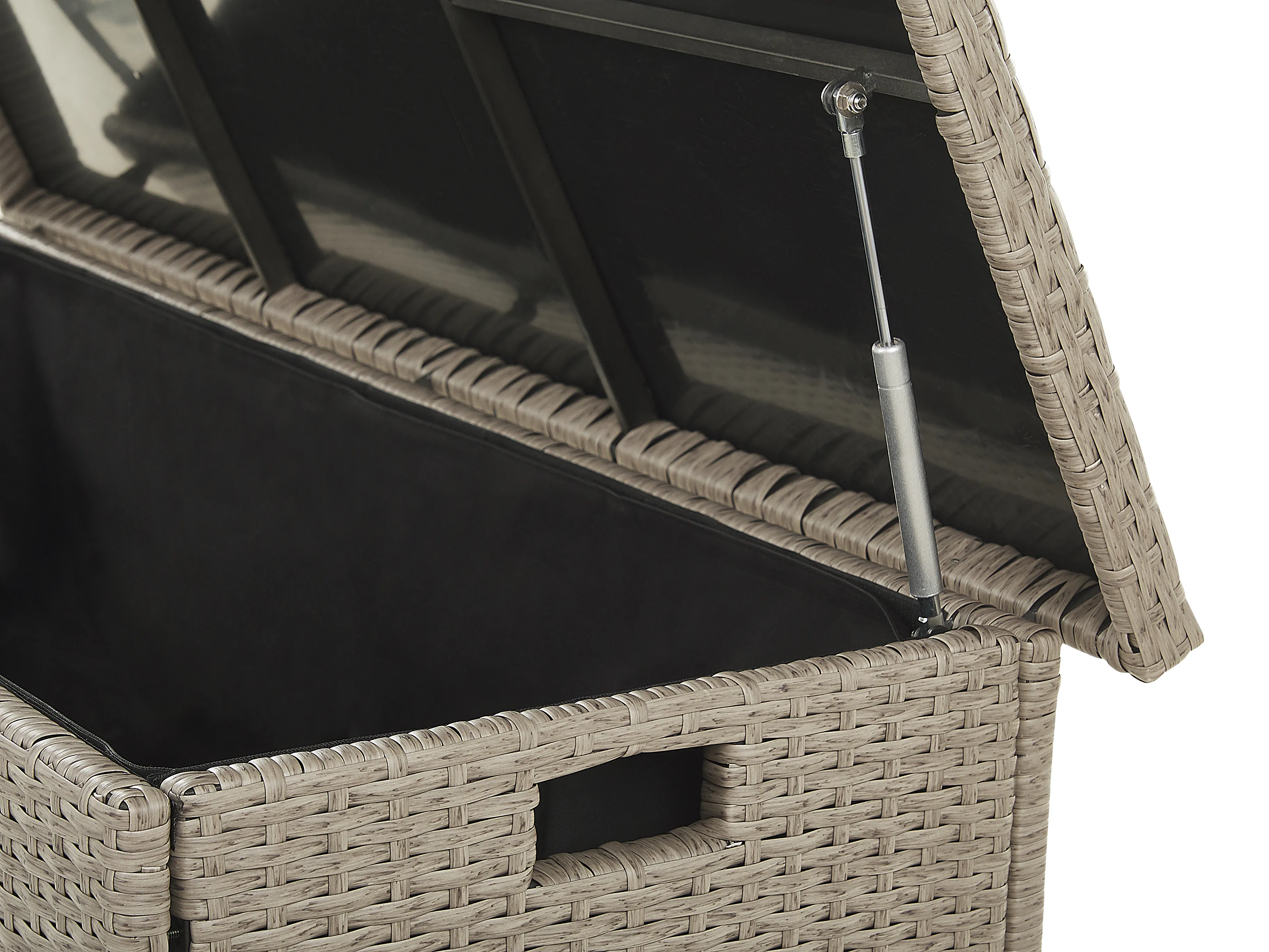 Kussenbox MODENA 126 cm 46 cm Taupe