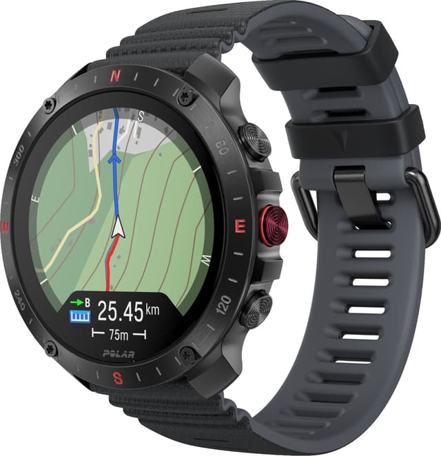 Polar Grit X2 Pro sportsur S-L (sort)