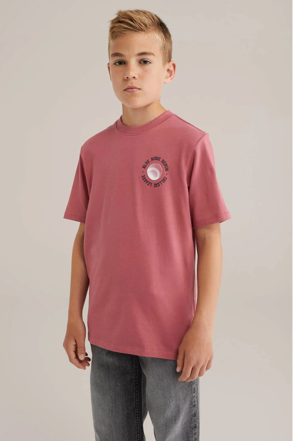 WE Fashion Blue Ridge T-shirt roze