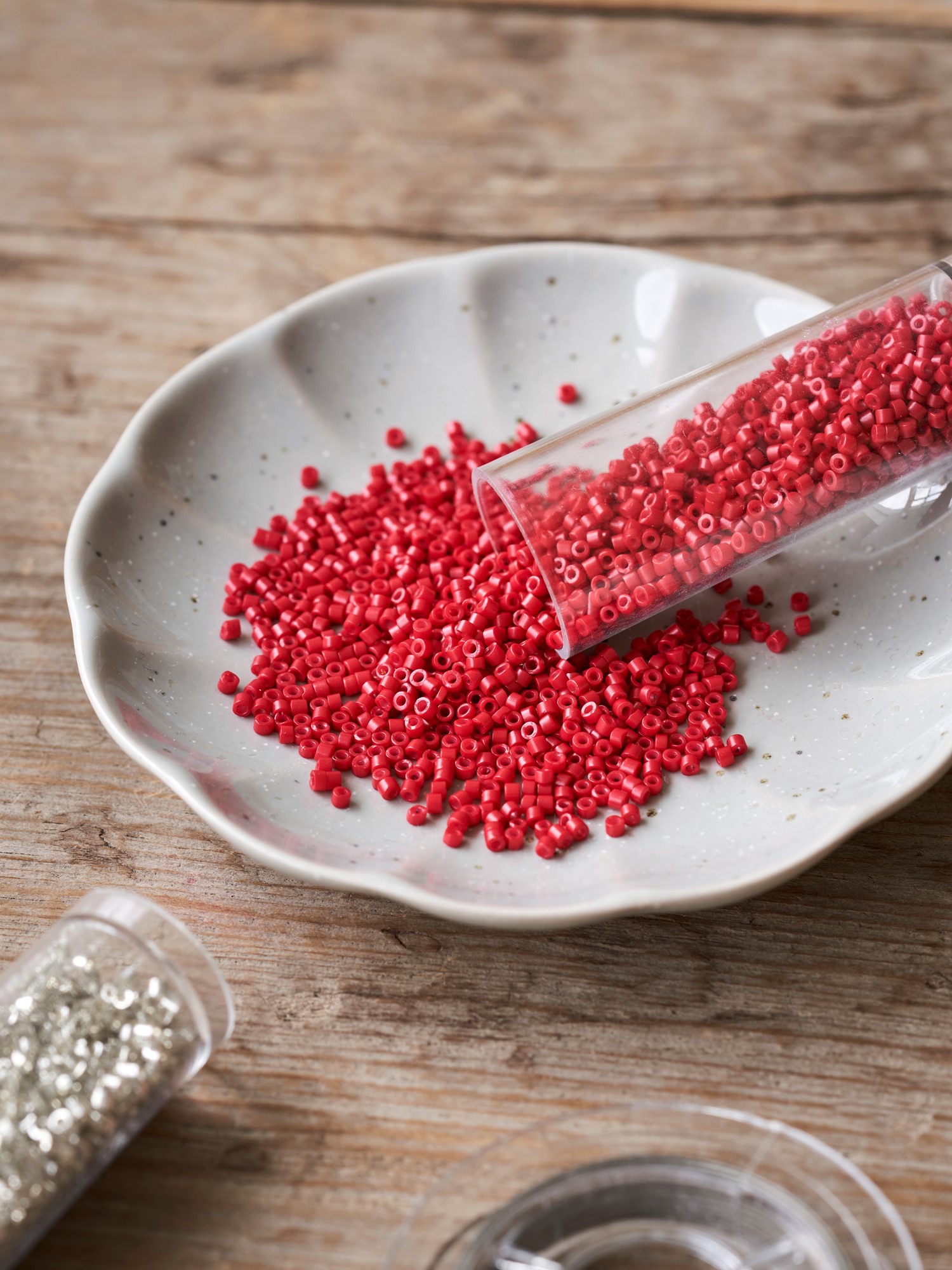 Perler | Glas. 1,6 mm. 10 g. | Tomato Red