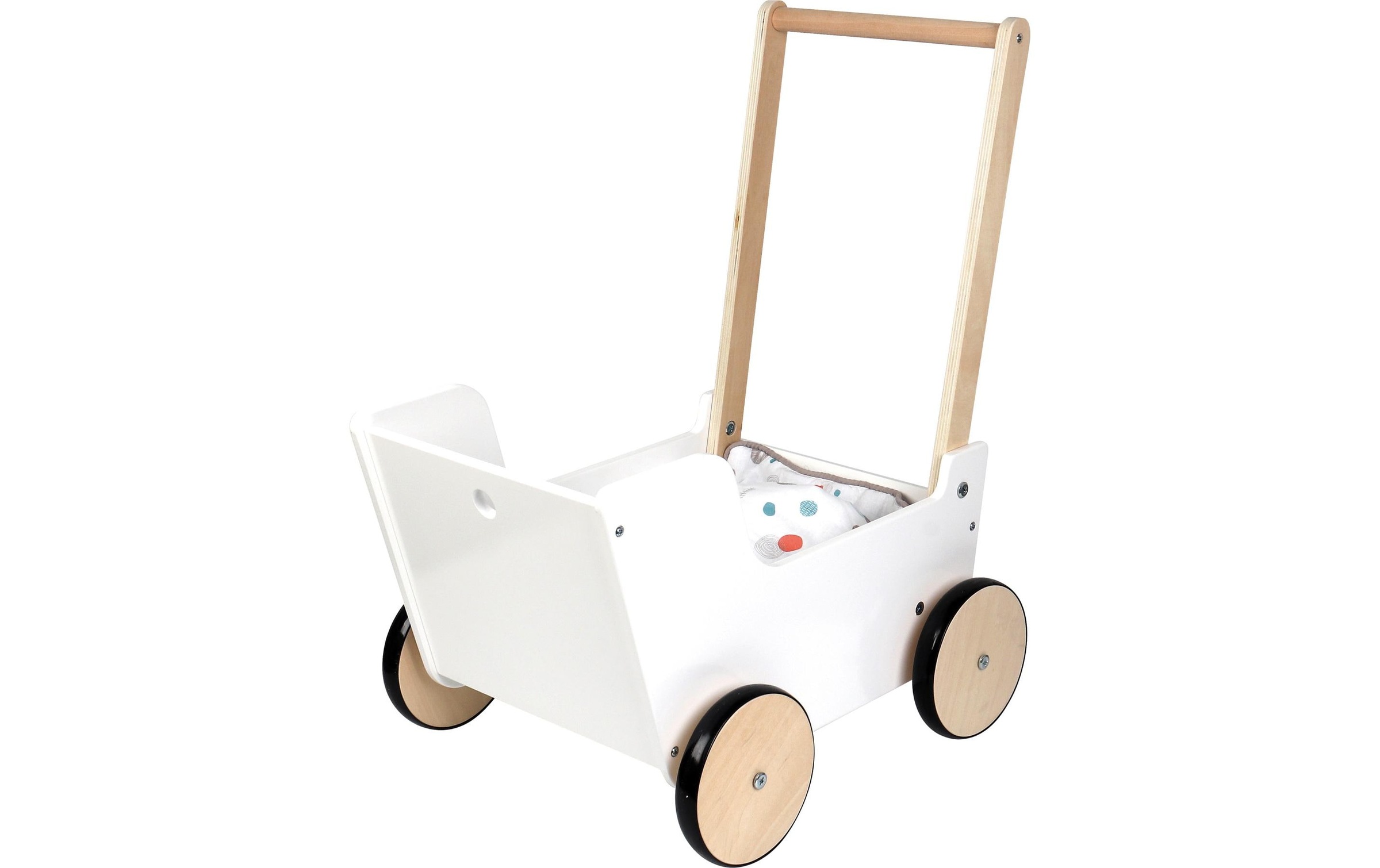 Small Foot Puppenwagen »Little Button« Holzart: Eukalyptus, Linde, Schima (China)