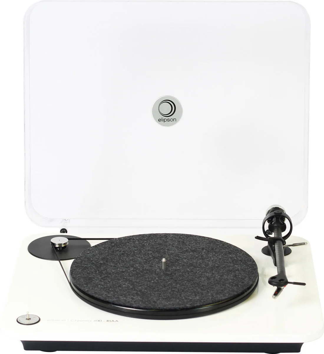 Elipson Chroma 400 RIAA Blanc laqué Platines vinyle hi-fi