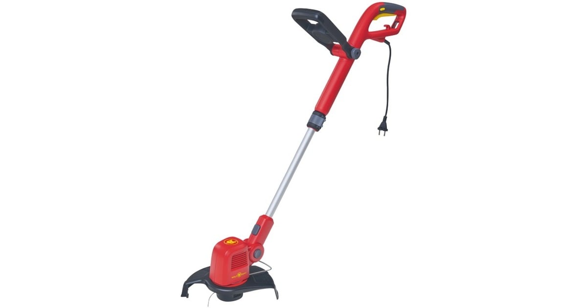 WOLF-GartenLYCOS E/400T elektrische gazon trimmer grastrimmer  (Rood/grijs)