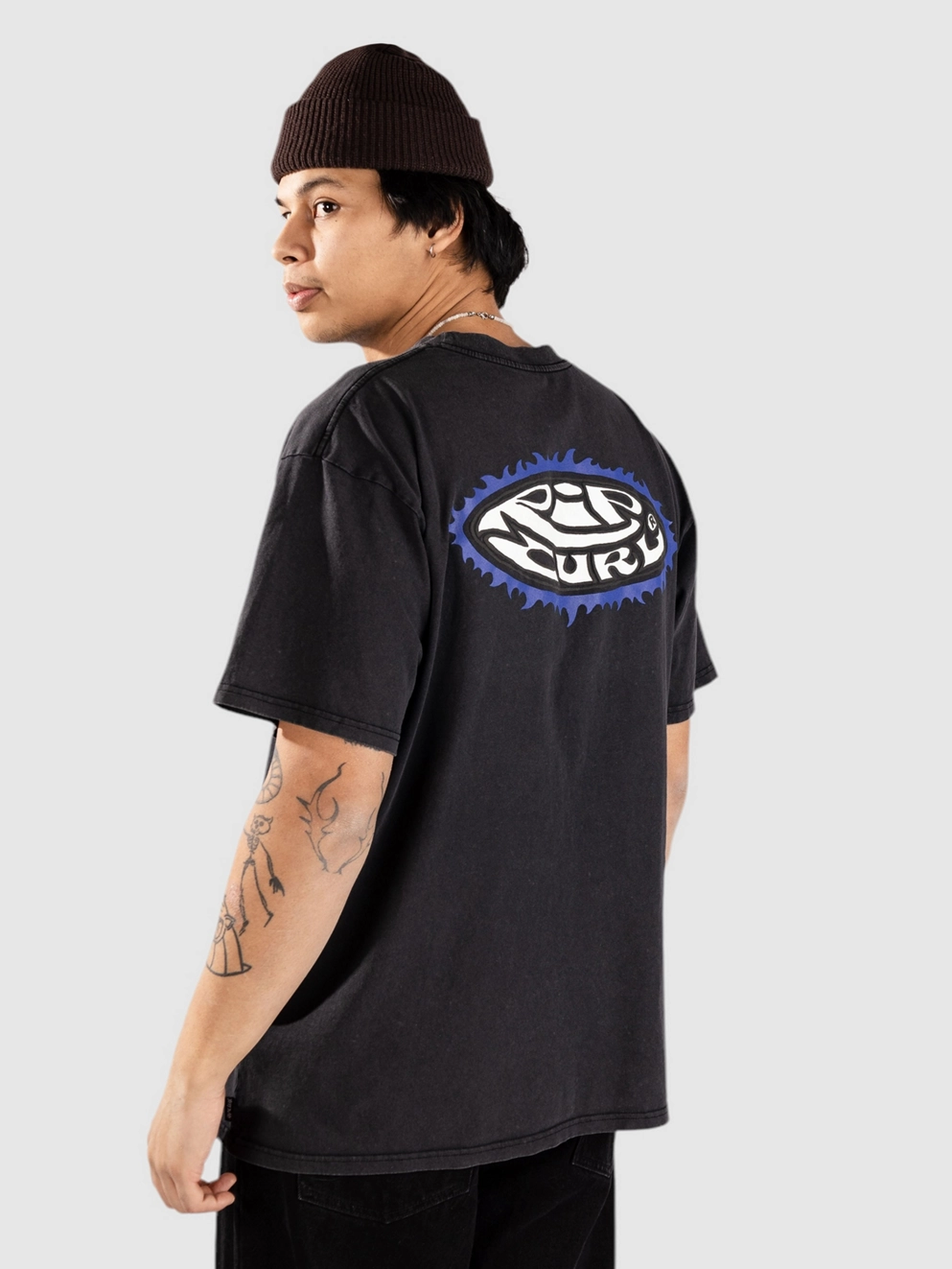 Rip Curl Raw Energy Sloth T-Shirt black