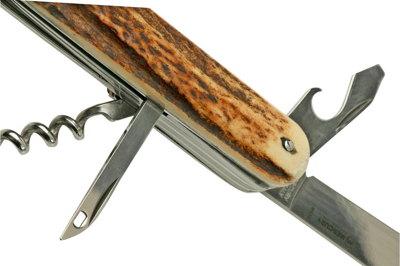 Mercury Multi-Tool Knife 913-8DC Stag, 8 functies, zakmes