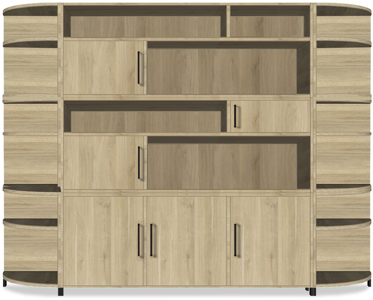 Wandkast Enigma-Combine B250 x D45 x H180 cm