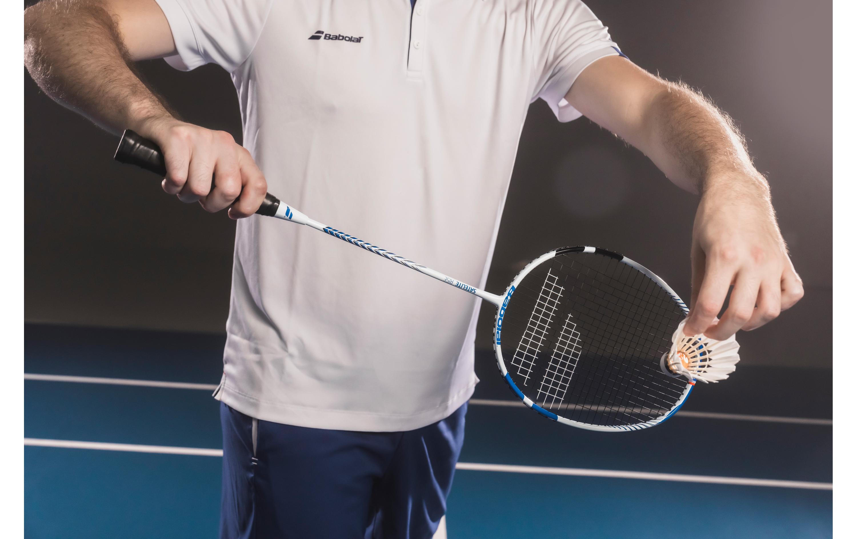 Badmintonschläger Satelite Rise Griffgrösse: 2, besaitetBadmintonracket