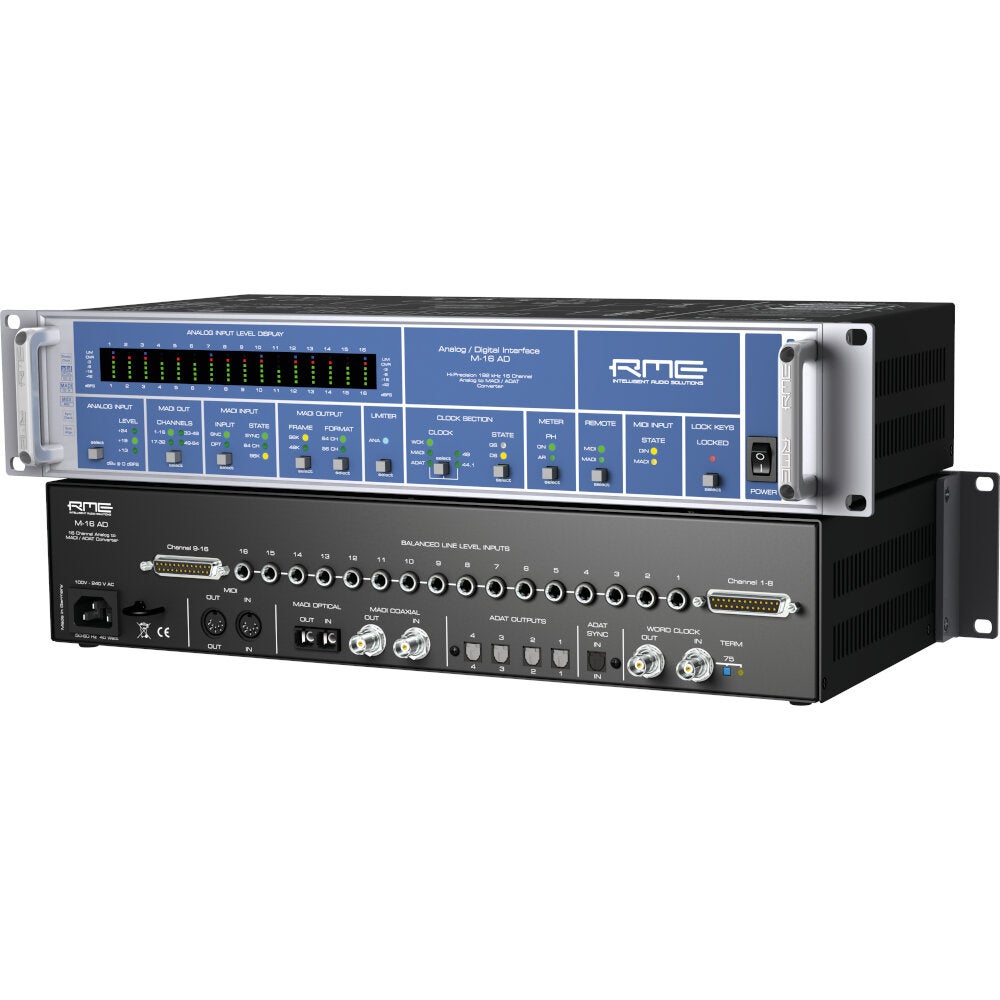 RME M-16AD 16 kanaals analoog naar digitaal converter