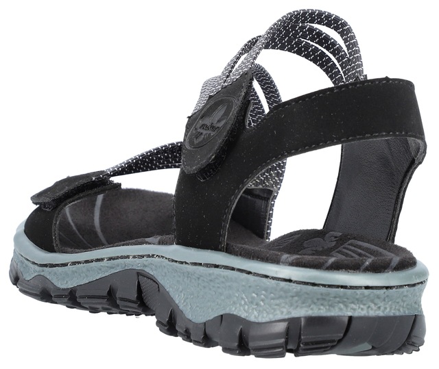 Rieker Riemchensandale  , Sommerschuh, Sandalette, Klettschuh, in sportiver Optik