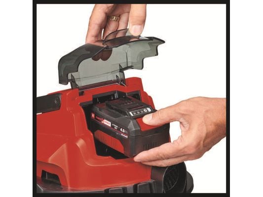 Einhell Akku-Nass-/Trockensauger TC-VC 18/15 Li-Solo Akkubetriebener Nass-/Trockensauger mit 15-Liter-Kunststoffbehälter