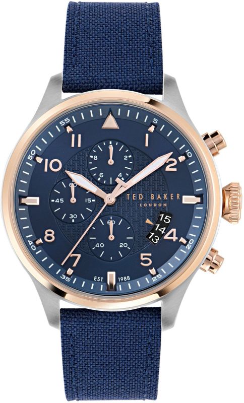 Ted Baker Analoog horloge 'Fulmaar'  blauw / goud