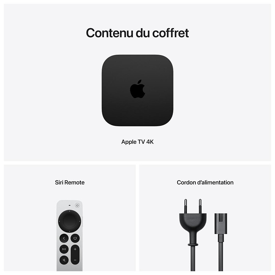 Apple TV 4K - 128 Go (2022)