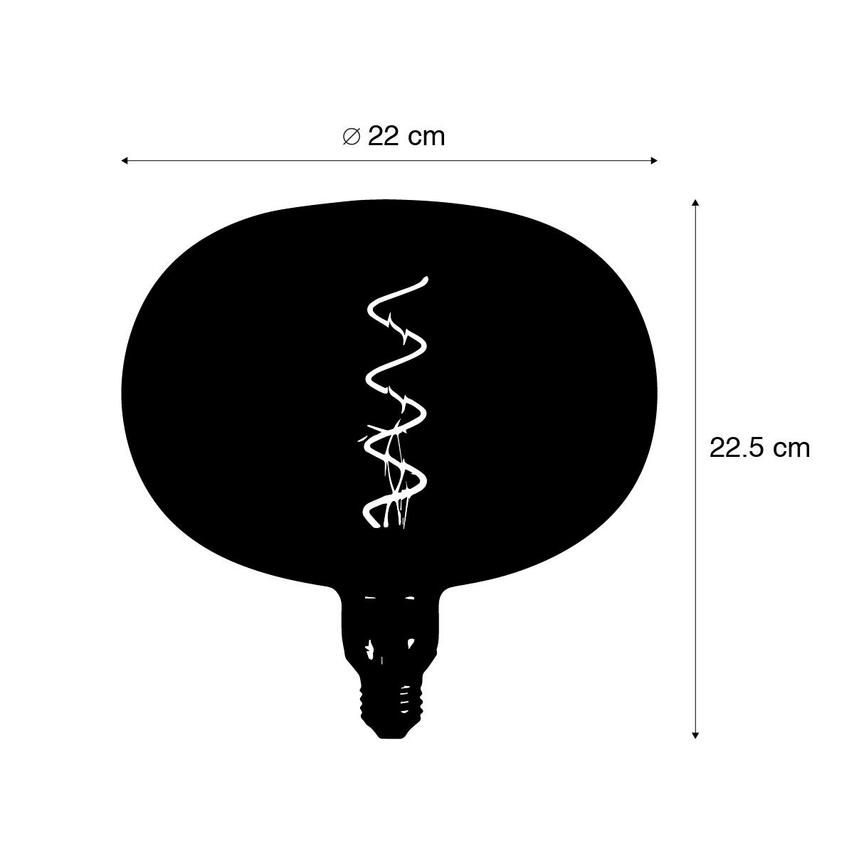 E27 dimbare LED lamp G22 5W 130 lm 1800K