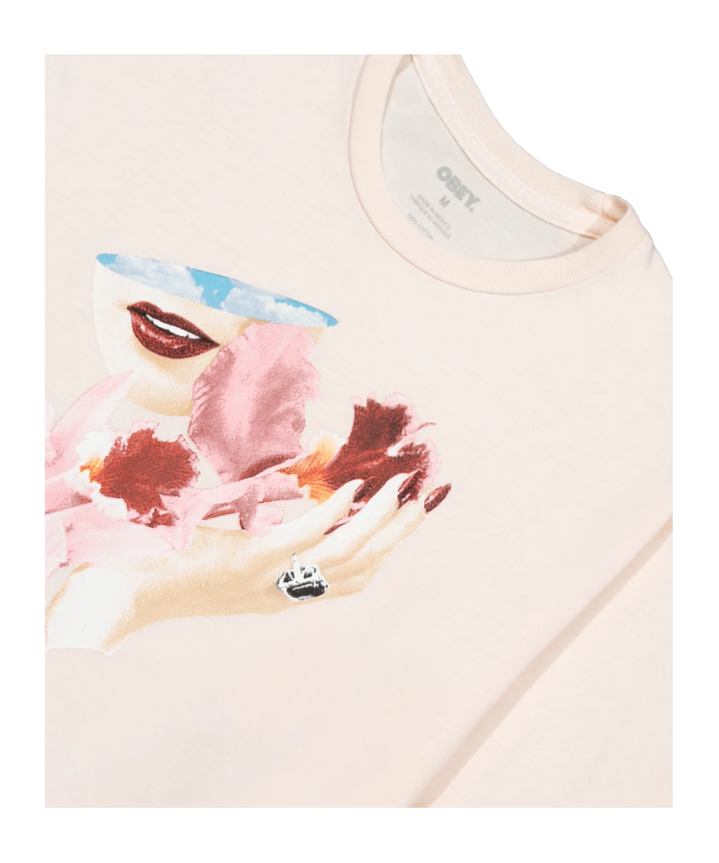 Obey Orchid T-Shirt Damen Grün
