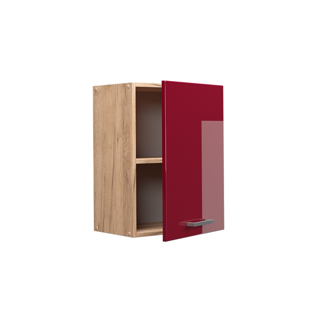 Vicco Hängeschrank Küchenschrank Küchenzeile R-Line 45 cm Eiche Bordeaux Tür Fächer