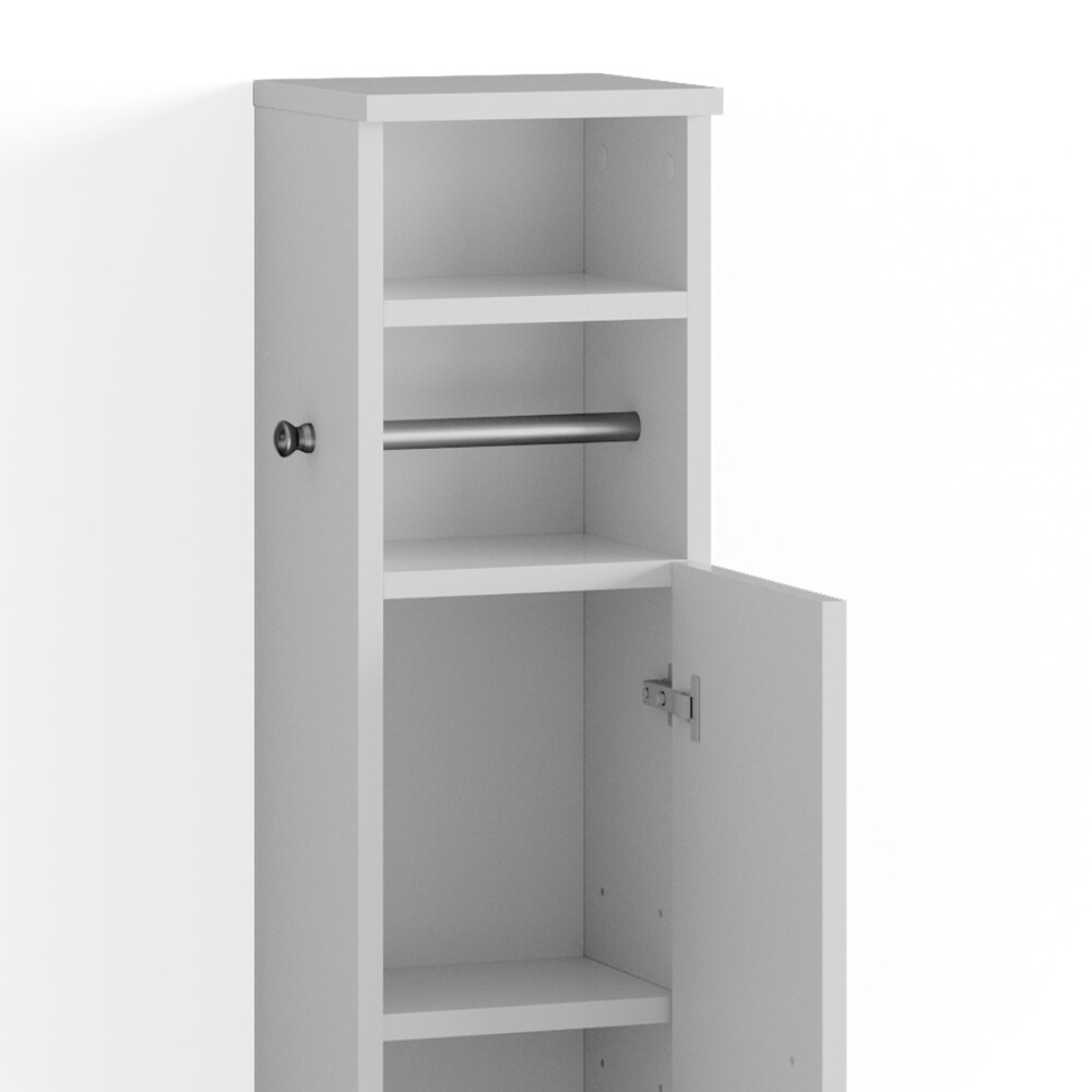 Vicco Badregal Badschrank Badezimmerschrank Enga Weiß Tür Fächer Ablage Schrank