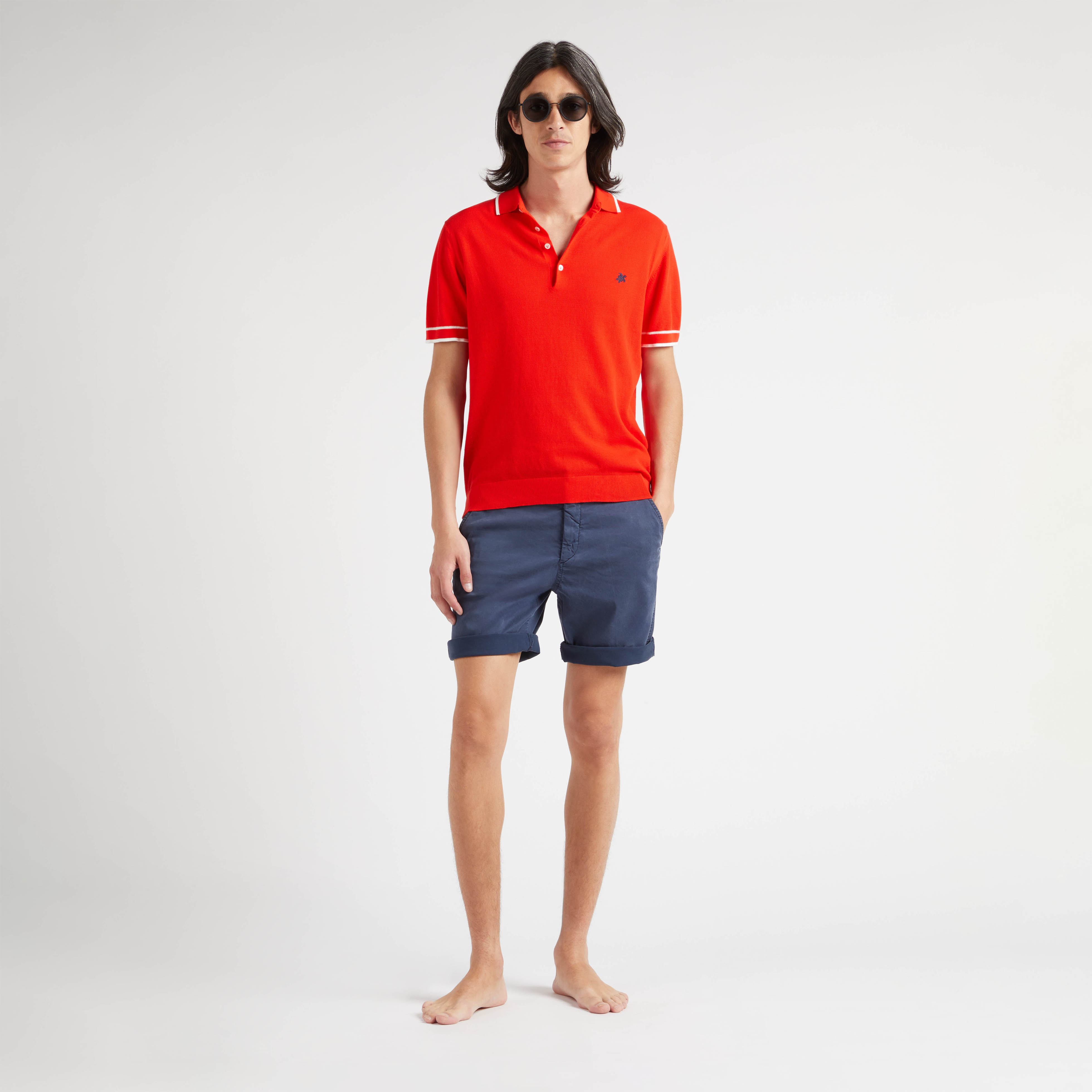 Bermuda en Tencel Homme Uni | Short Homme Vilebrequin