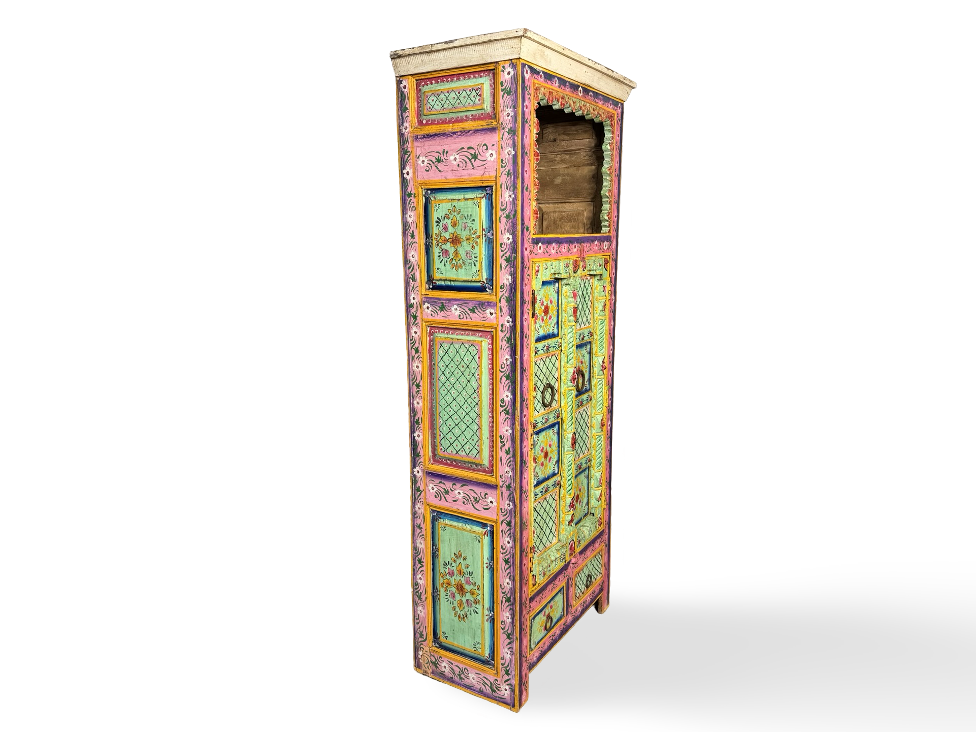Kast 2 deur 2 la mixed color uniek