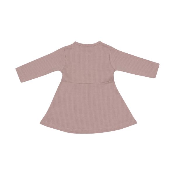Klein Baby Jurk Rib - Maat 50 - Fawn