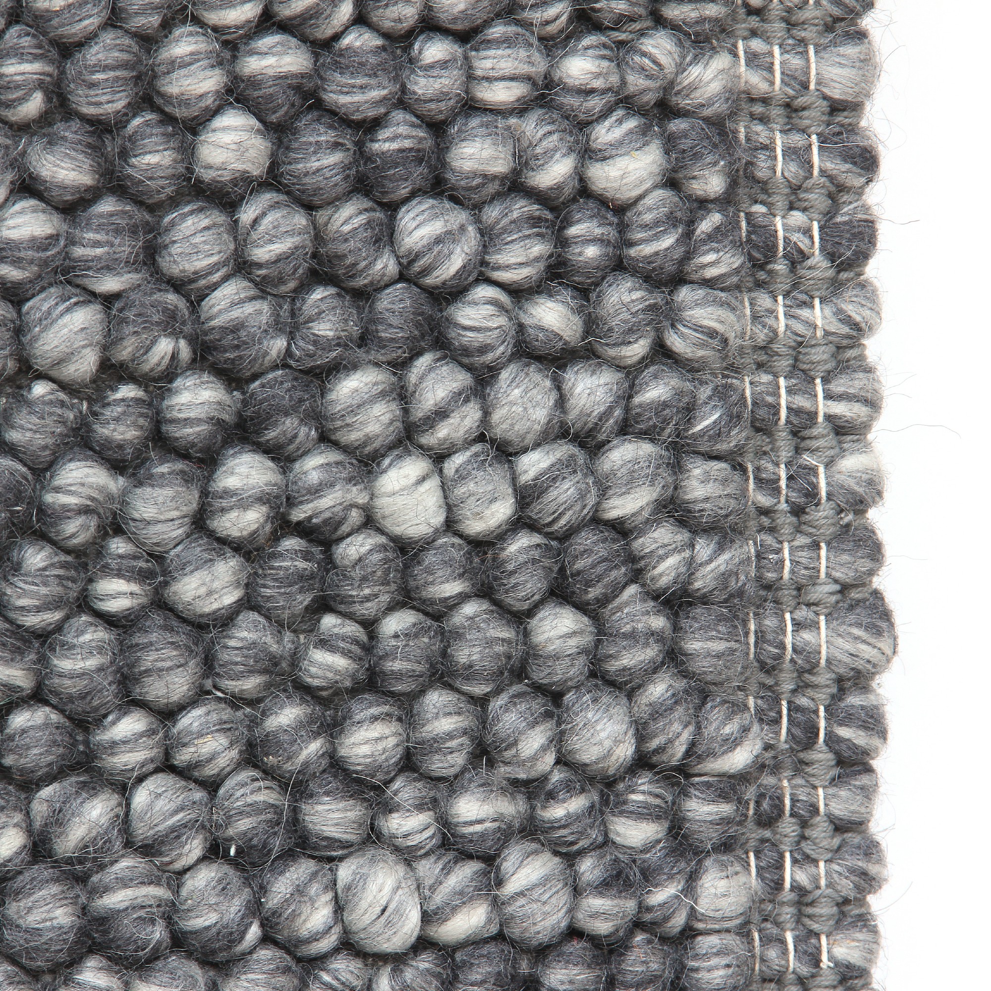 Filzkugel-Teppich 'Timur', grau, 200 x 140 cm & 240 x 170 cm von fischer's lagerhaus