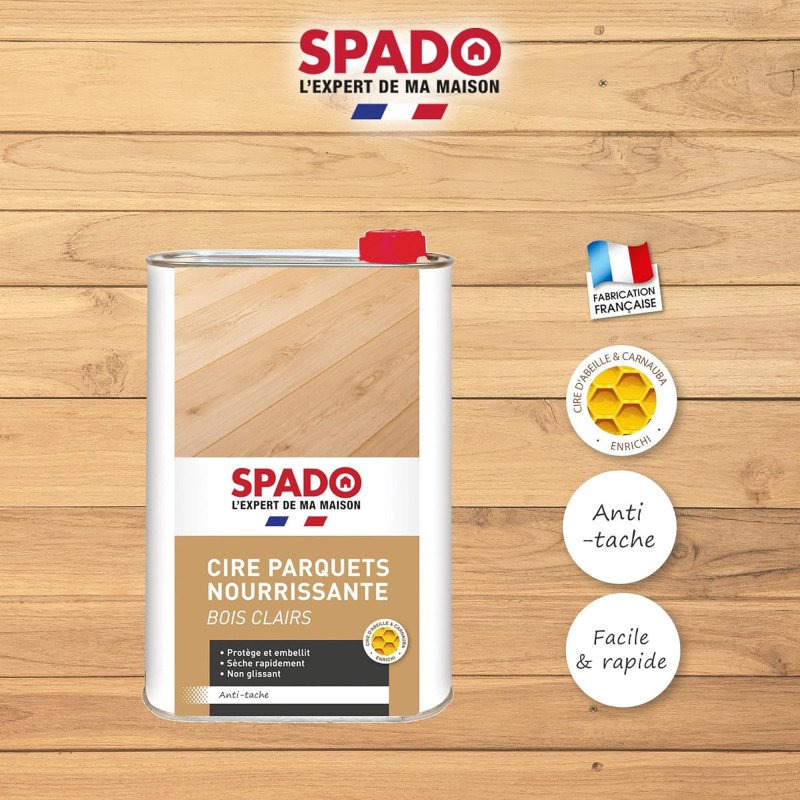 Cire parquet chêne clair 1 L
