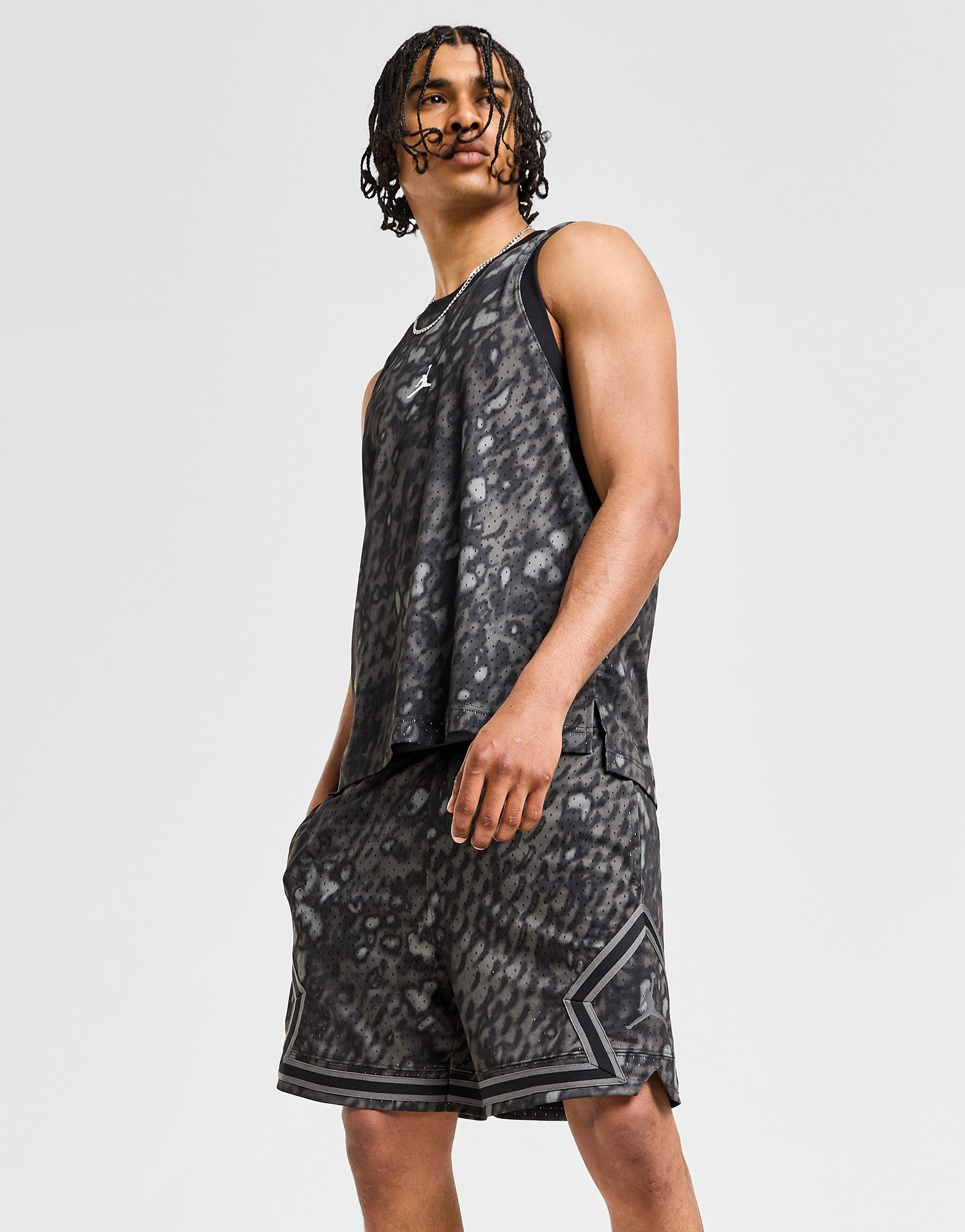 Jordan Short Imprimé Mesh Diamond Homme
