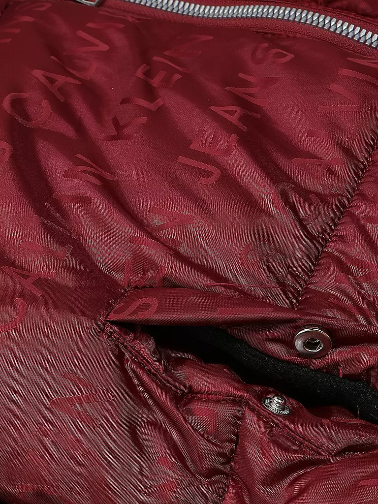 CALVIN KLEIN JEANS Mädchen Jacke dunkelrot