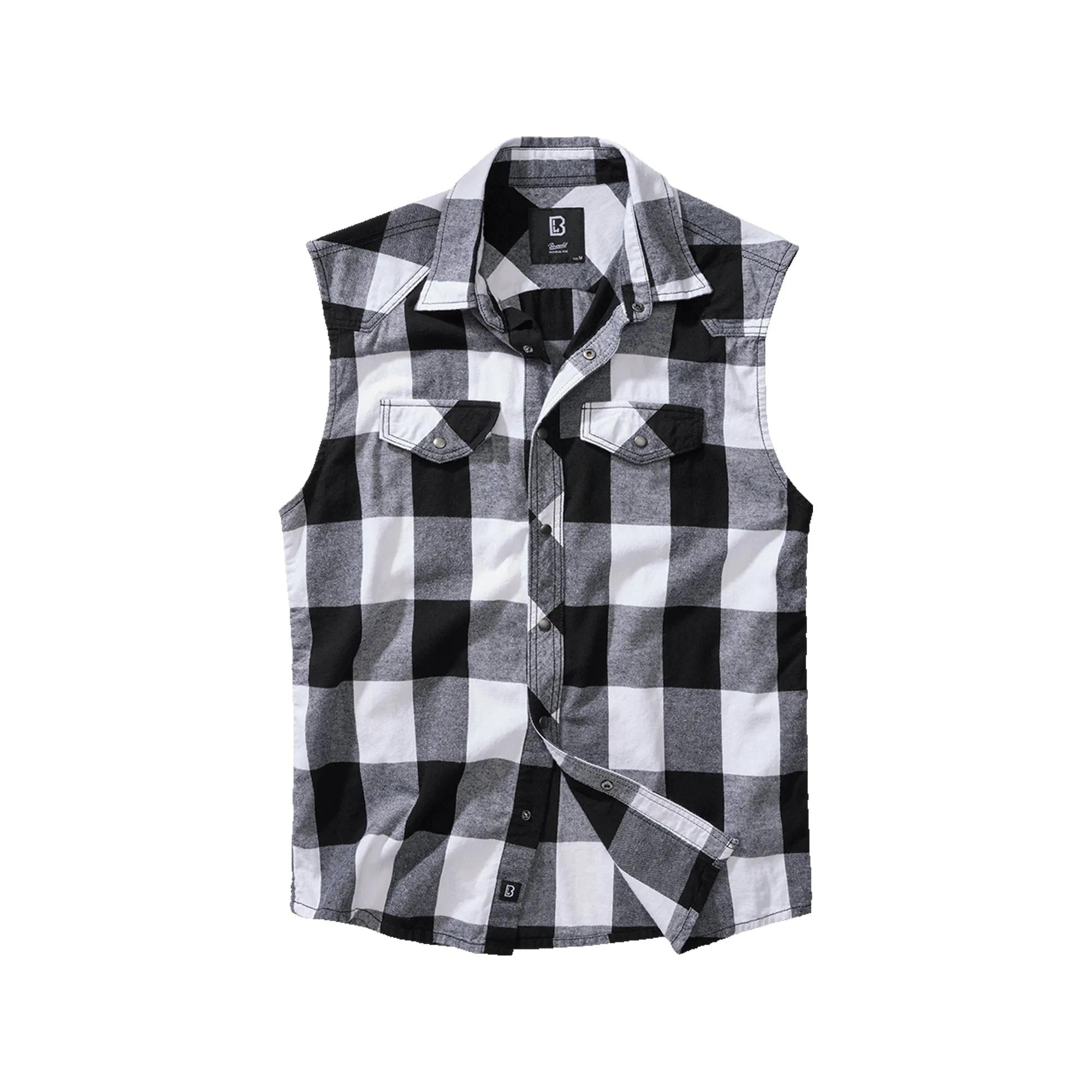 Brandit -  Hemd Checkshirt Sleeveless