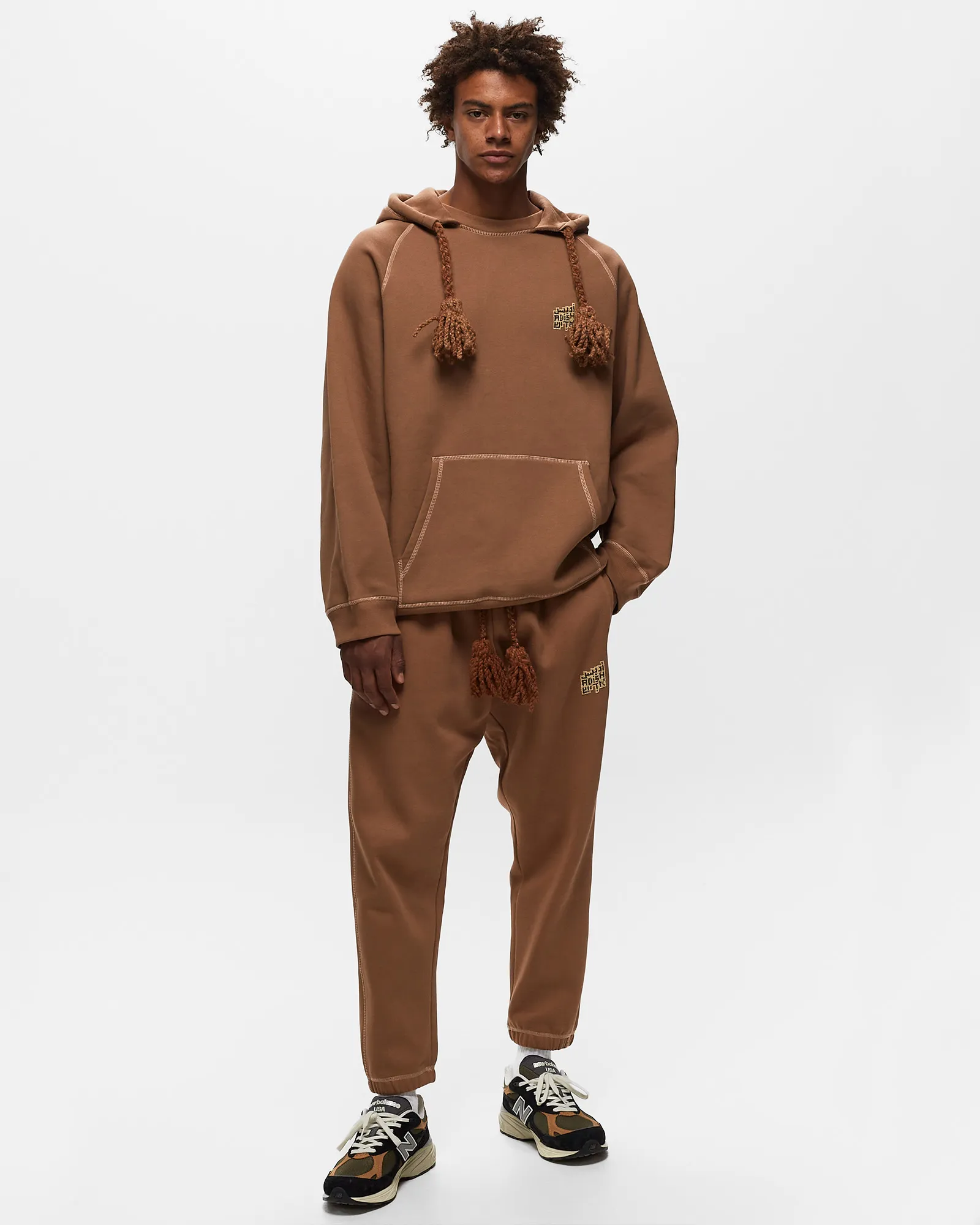 ADISH Tatreez Logo Contrast Stitched Lakiya Hoodie