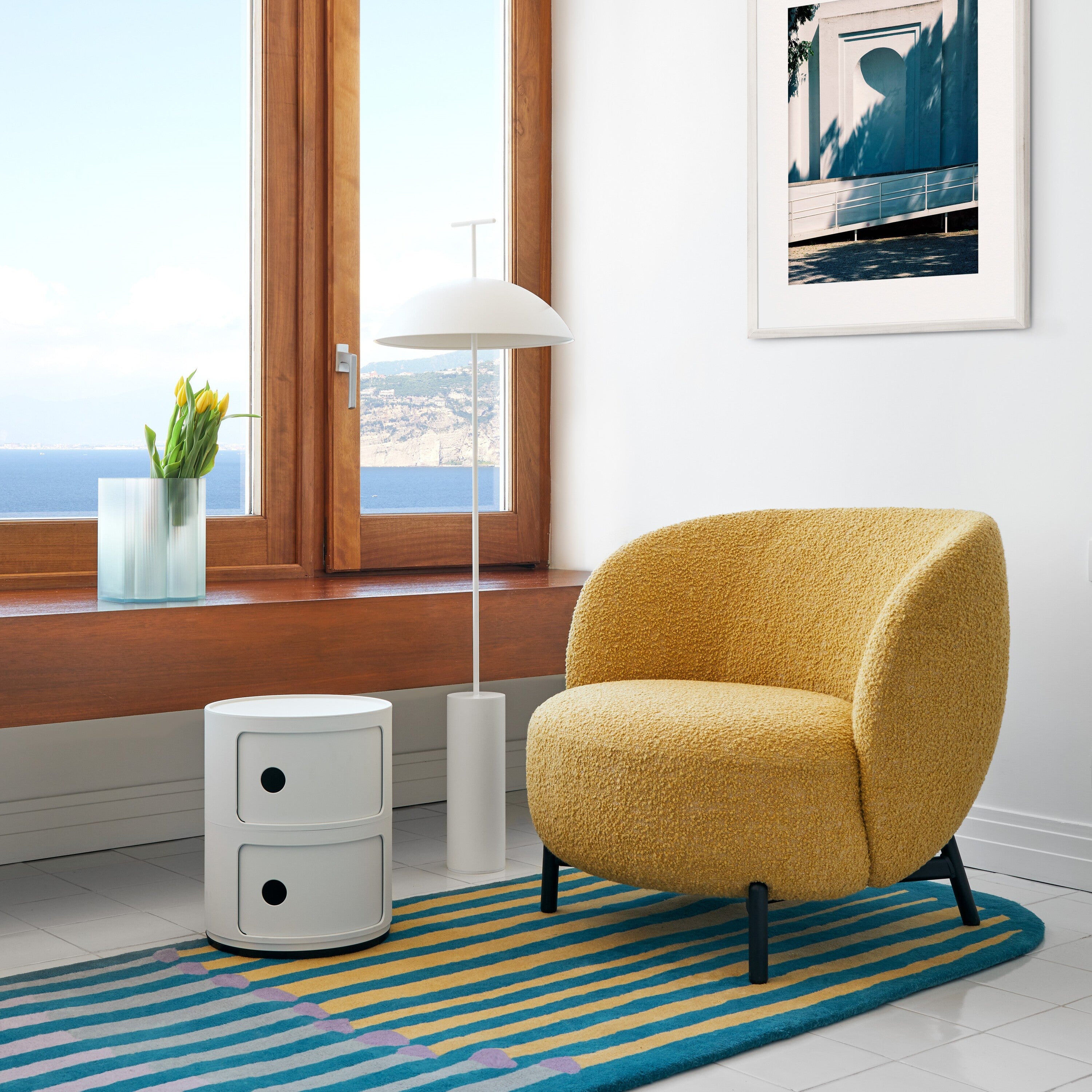 Kartell Componibili Kast Ã 32 cm - 2 Modules - Mat Wit