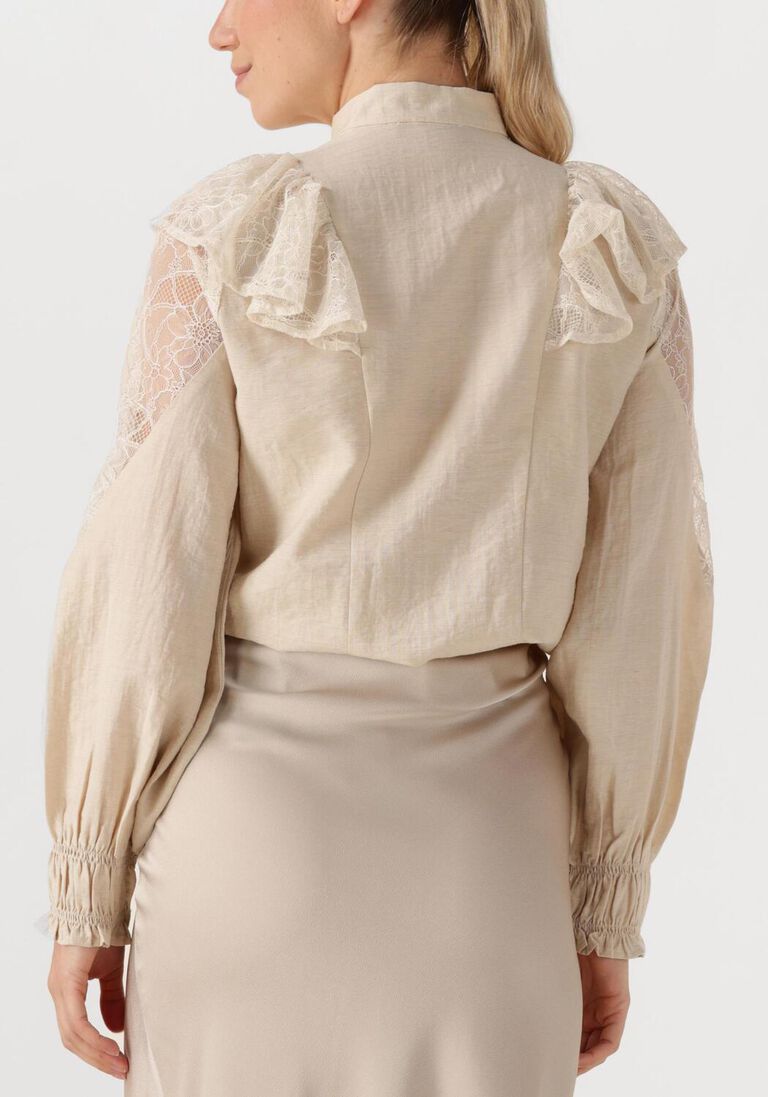 beige bruuns bazaar blouses yona shirt