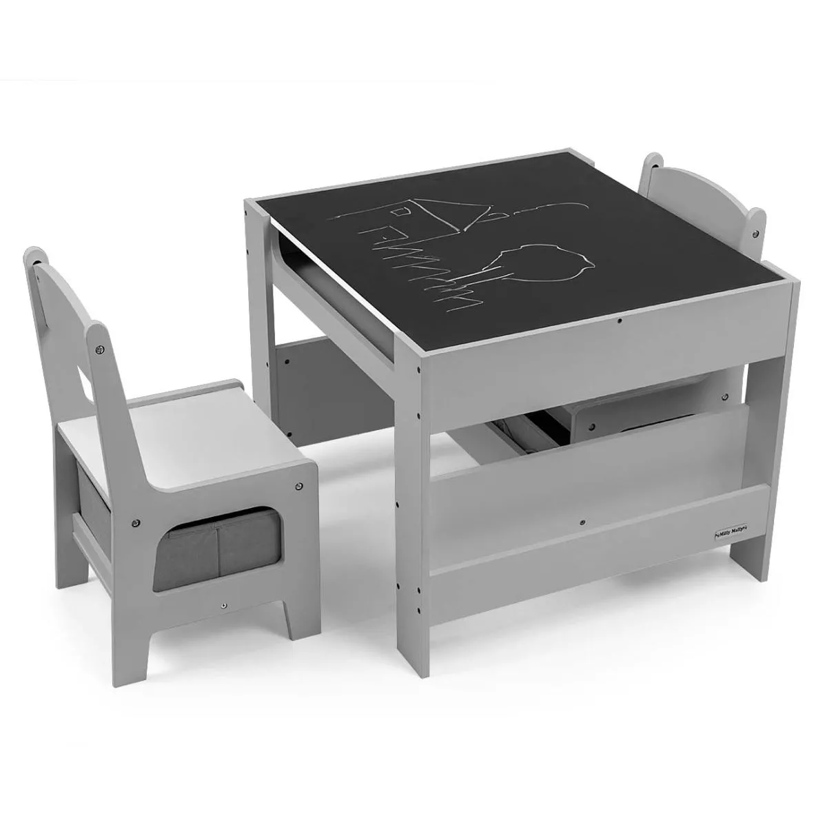 Milly Mally Table et chaises Sven - Gris