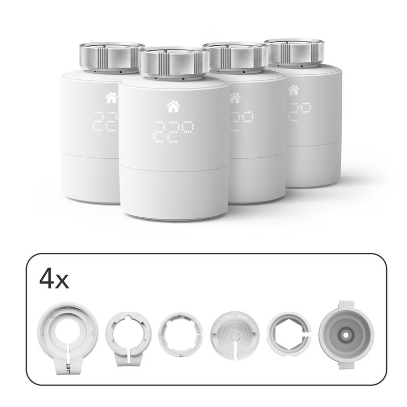 Tado - Smart Radiator Thermostat x 4 Quattro Pack