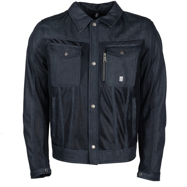 Helstons - Blouson Western Air Tissu Mesh Bleu