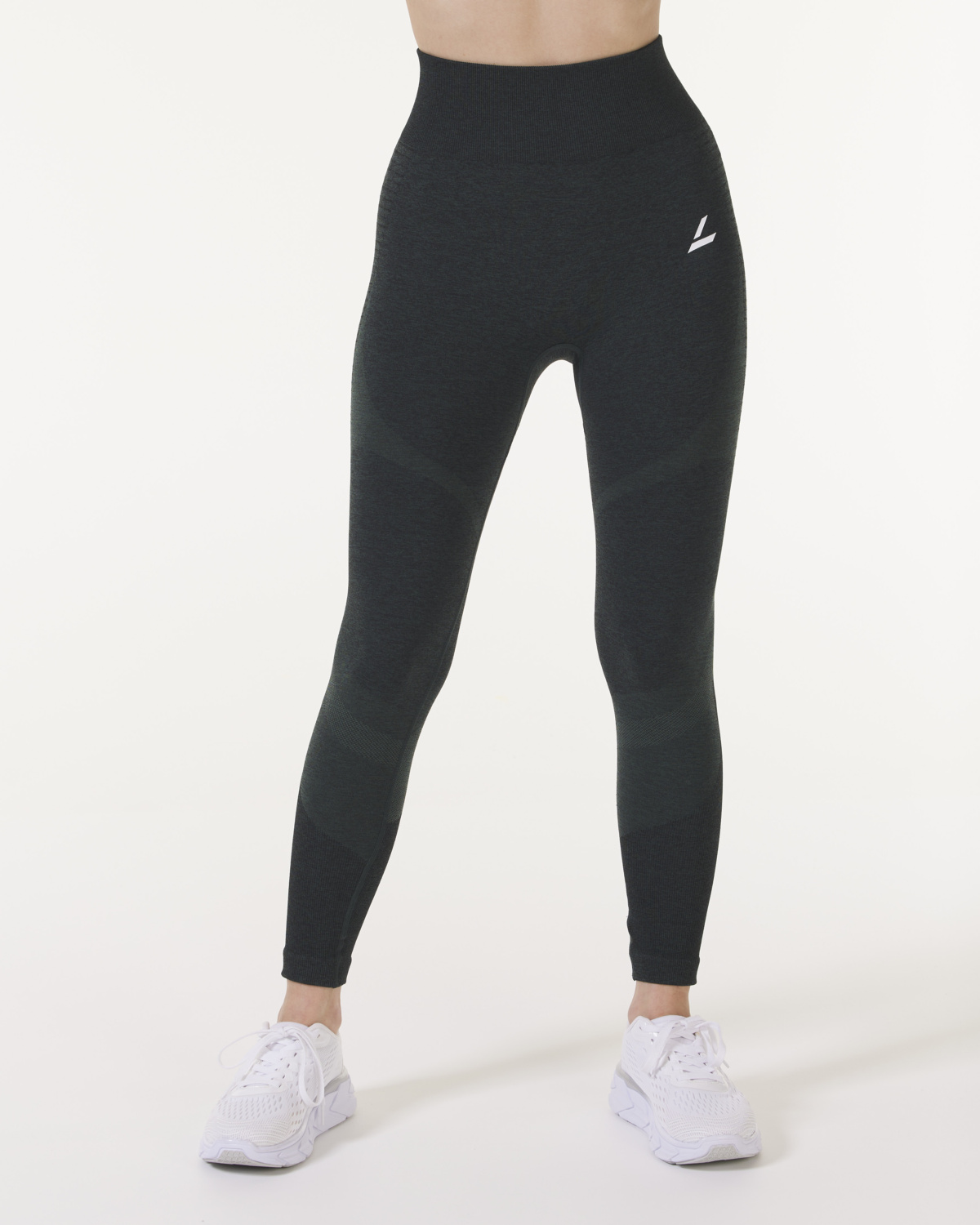 LEVITY Solar Seamless Tights Green Melange