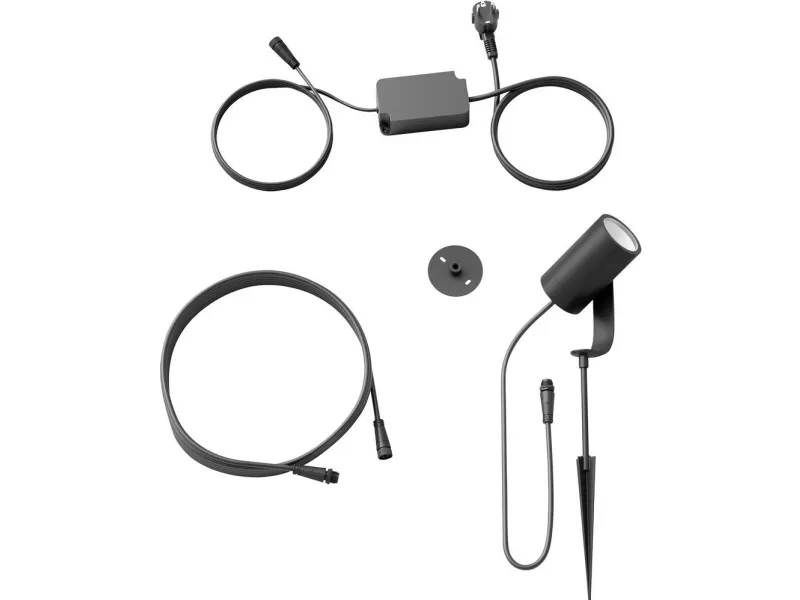 Philips Hue White Color Ambiance Lily udendørs 1 x Spot - Base Kit