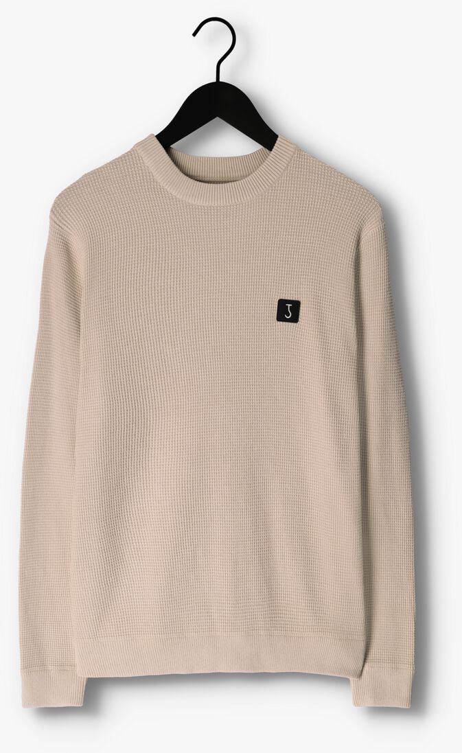 BUTCHER OF BLUE beige butcher of blue trui square crew