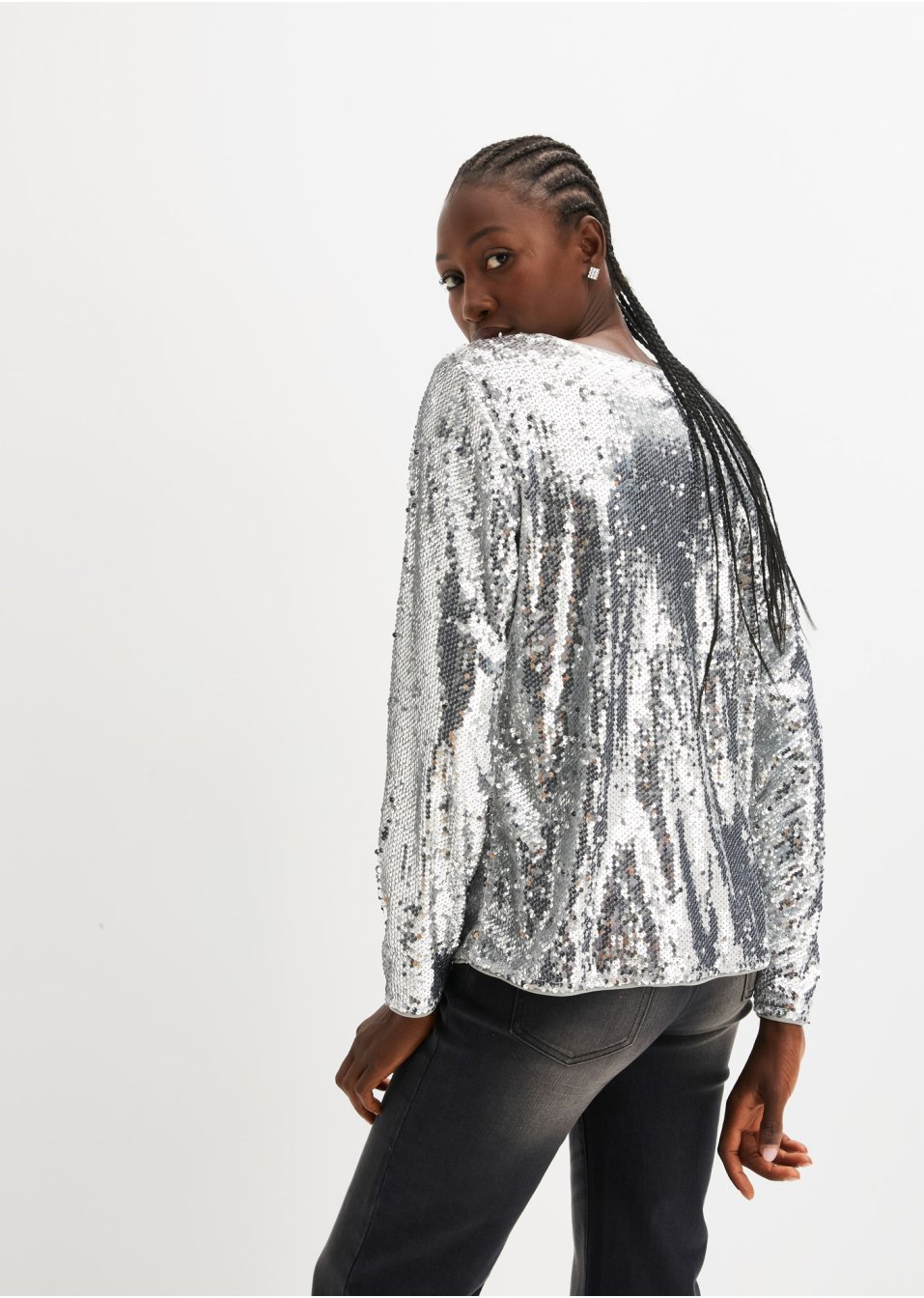 Blouse en paillettes