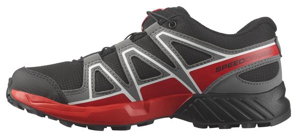 Chaussures Trail Salomon Speedcross Noir/Rouge Enfant