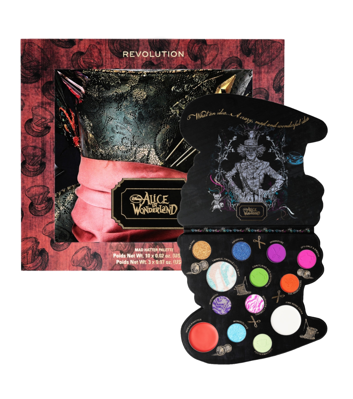 Revolution - *Alice in Wonderland* - Mad Hatter Paleta de rosto