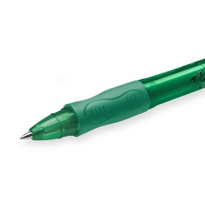 Bic Gelocity Illusion - Pack de 12 rollers effaçables - 0,7 mm - vert