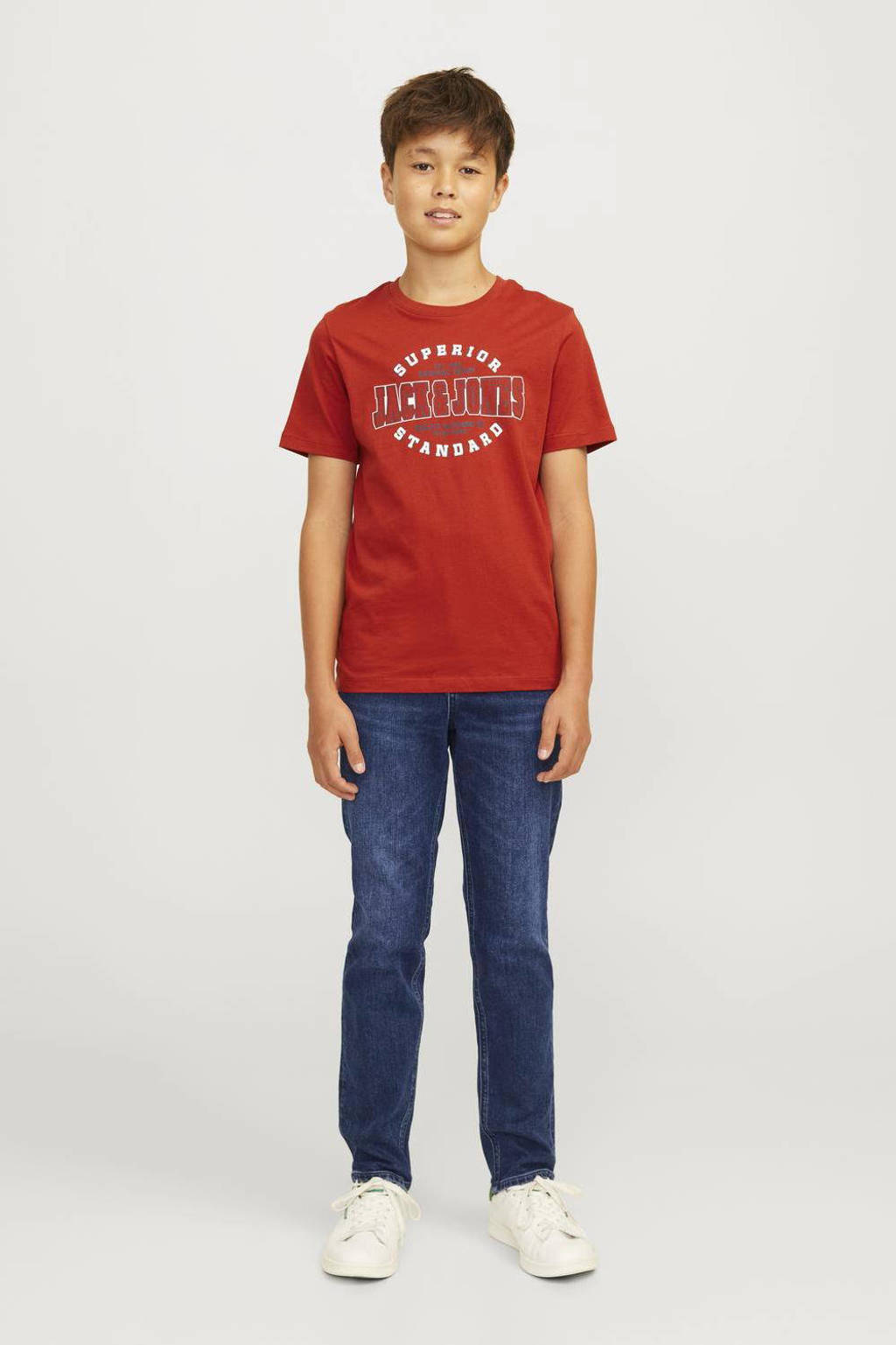 JACK & JONES regular fit jeans JJICLARK JJORIGINAL blue denim am