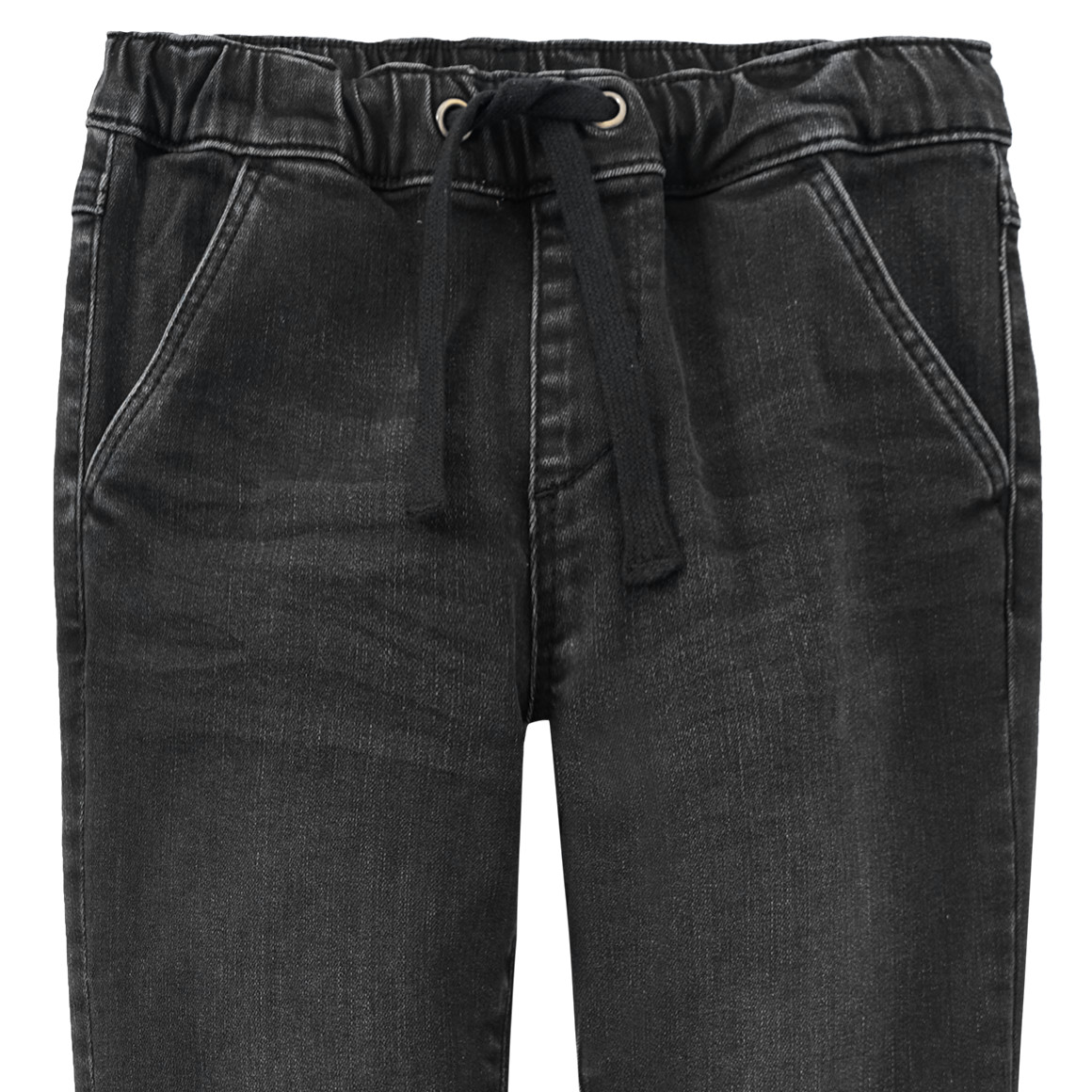 Topolino Jungen Pull-on-Jeans mit Tunnelzug dunkelgrau