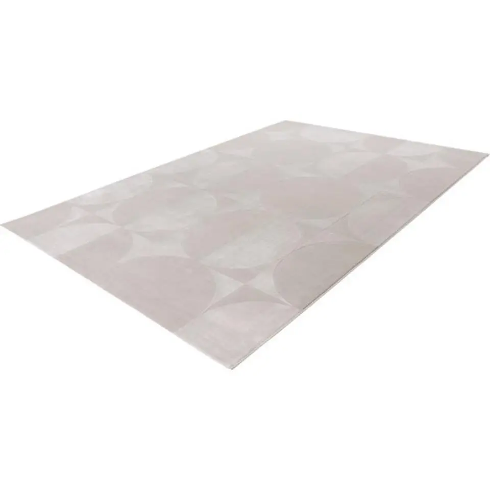 Lalee Vloerkleed Japandi stijl - 3D effect zilver 120x170 cm