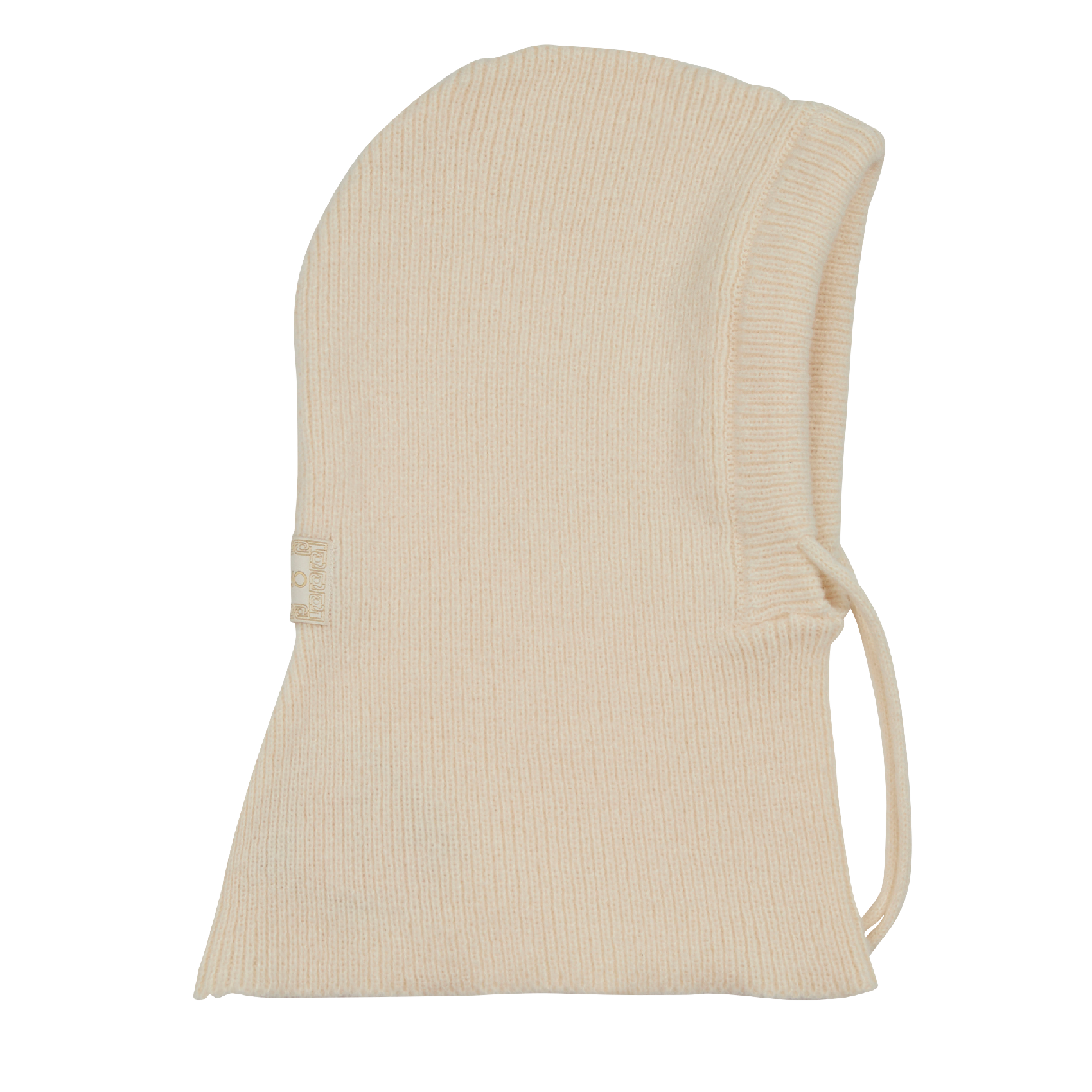 Cagoule en maile côtelée | Blanc