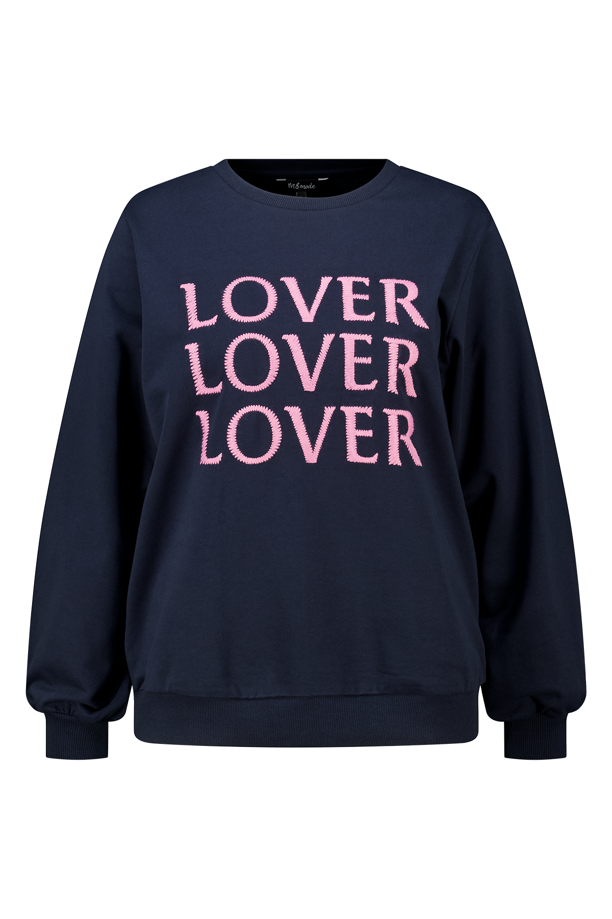 Sweater met print Navy blauw